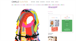 Desktop Screenshot of camillecloutier.com
